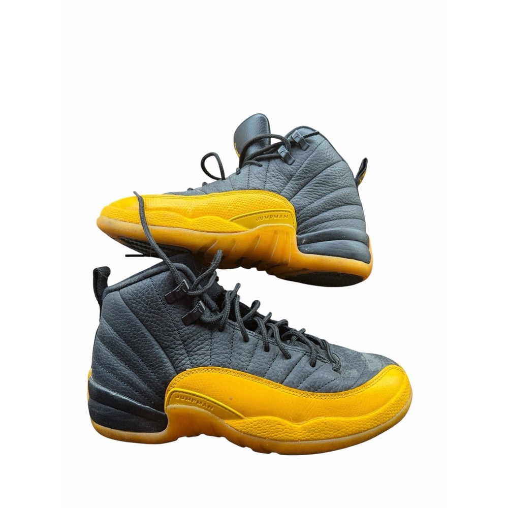 Air Jordan 12 Retro Mid University Gold Black 153265-070 GS Size 7 Youth